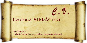Czelecz Viktória névjegykártya