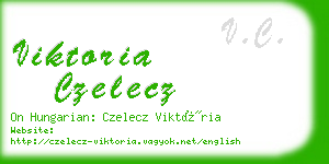 viktoria czelecz business card